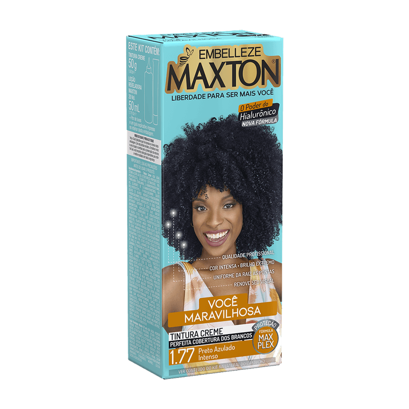 Tintura-Creme-Maxton-Kit-Prtico-177-Preto-Azulado-50g