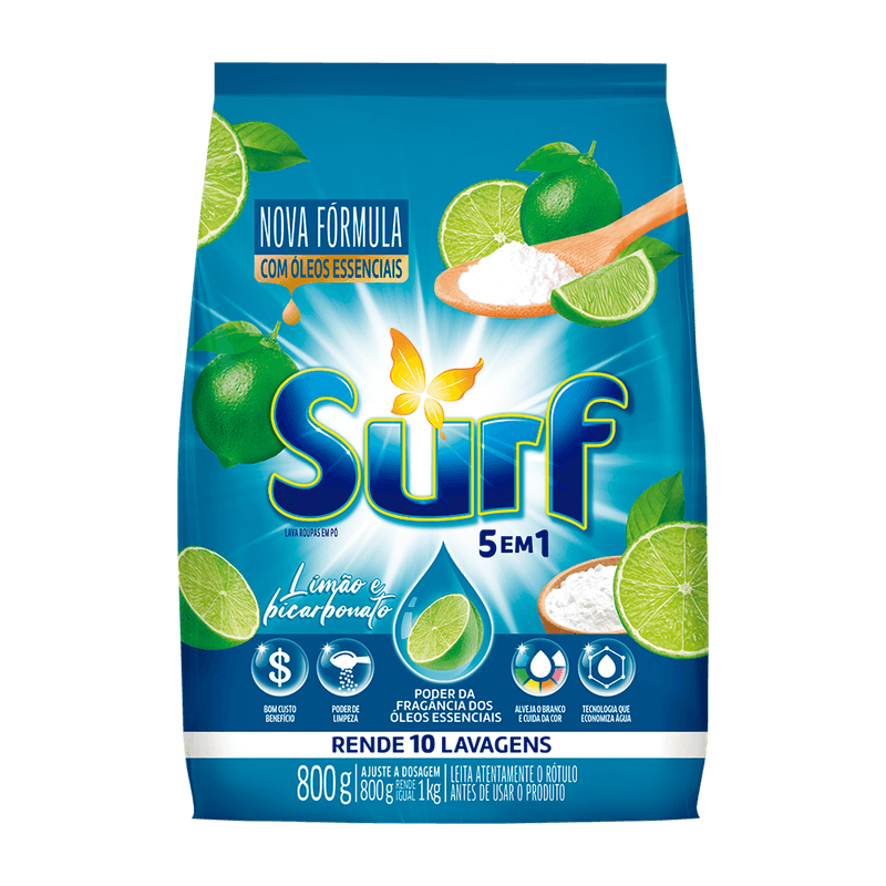 Lavaroupas-em-P-Surf-Limo-e-Bicarbonato-5-em-1-Sach-800g