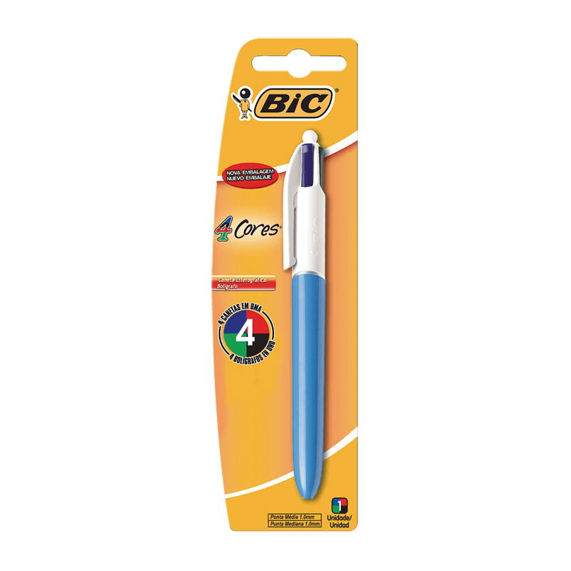 Caneta-Bic-4-Cores-AzulPretoVerdeVermelho