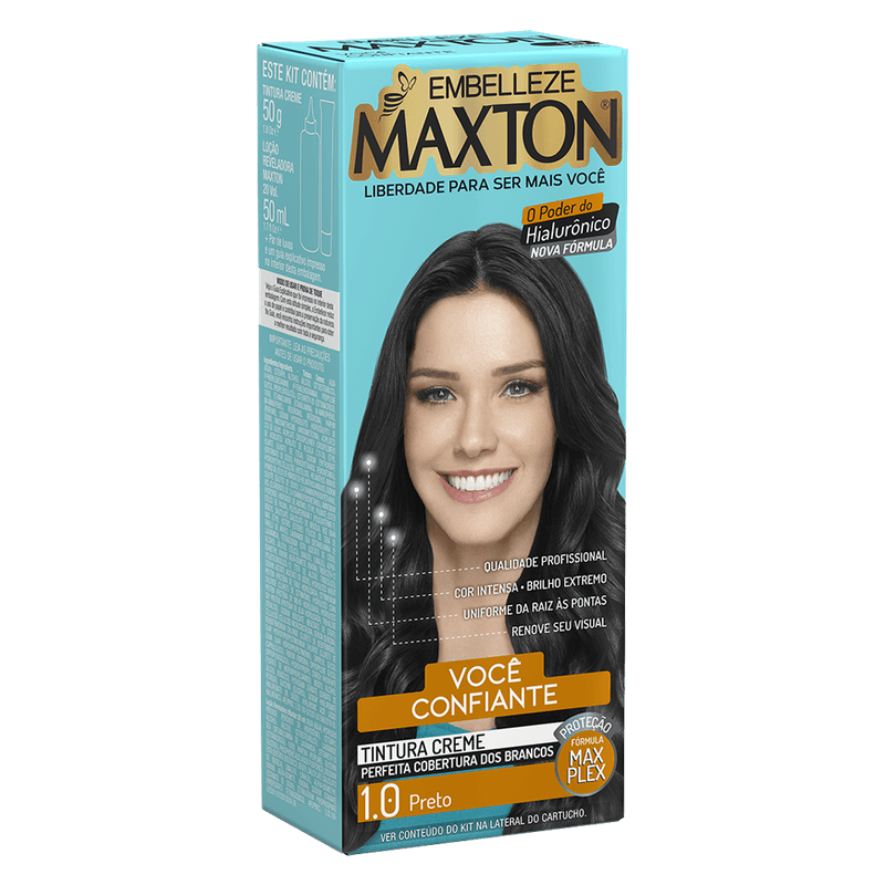 Tintura-Creme-Maxton-10-Preto-50g
