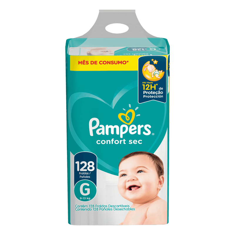 Fralda-Descartvel-Pampers-Confort-Sec-Plus-G-com-128un