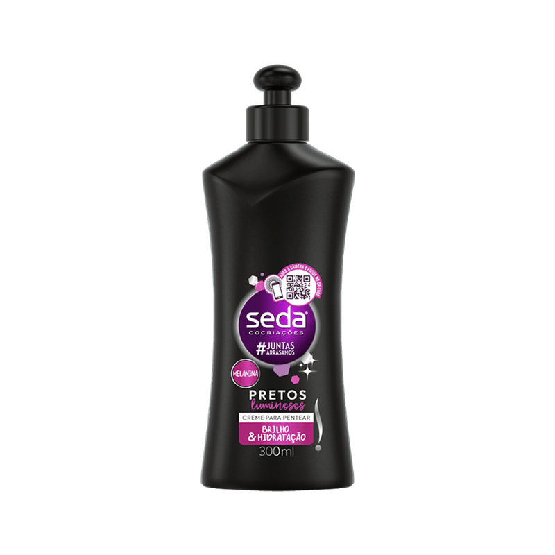Creme-para-Pentear-Seda-Pretos-Luminosos-300ml