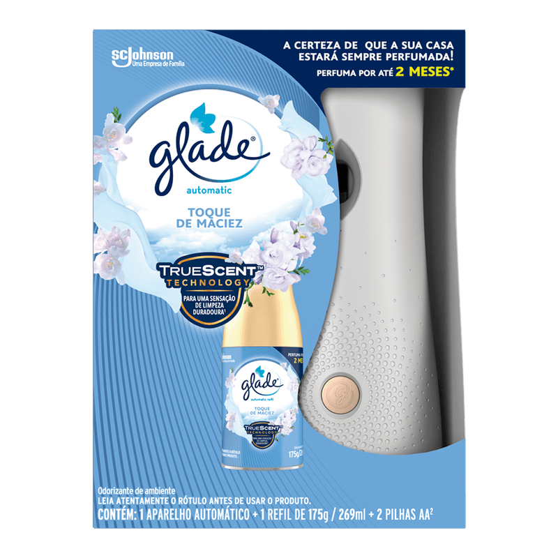 Purificador-de-Ar-Glade-Automatic-Toque-de-Maciez-Refil-269ml-01-Aparelho