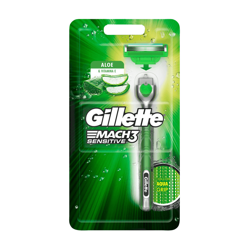 Aparelho-para-Barbear-Gillette-Mach-3-Sensitive-Acqua-Grip