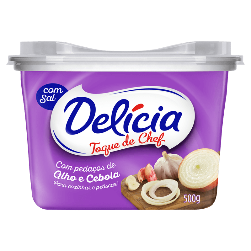 Margarina-Delcia-Toque-de-Chef-com-Pedaos-de-Alho-e-Cebola-Resfriada-com-Sal-500g