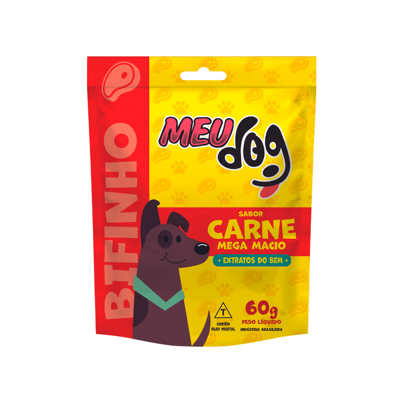 Petisco-para-Ces-Meu-Dog-Bifinho-Carne-60g