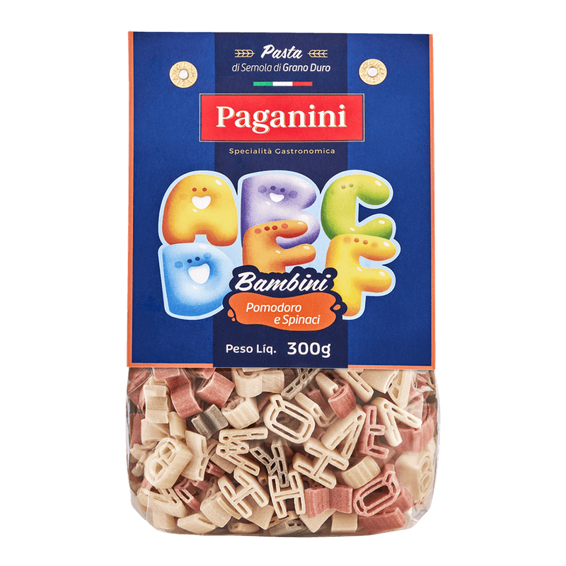Massa-Paganini-Bambini-Letrinhas-300g