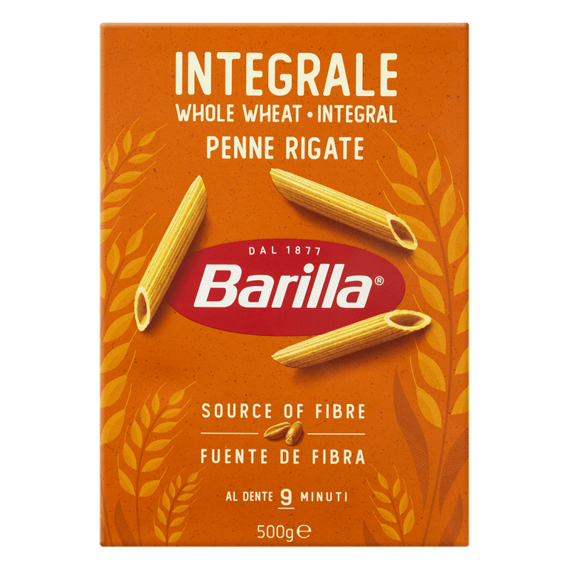 Massa-Barilla-Integrale-Penne-Rigate-500g