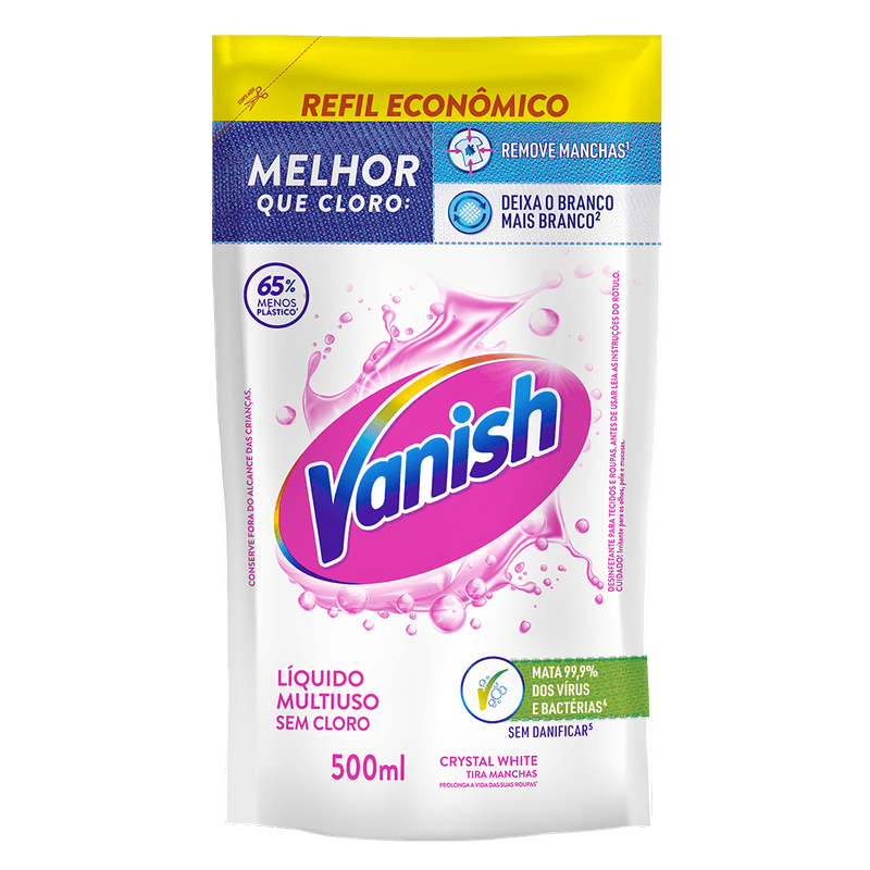 Tiramanchas-Lquido-Vanish-Crystal-White-Multiuso-sem-Cloro-Refil-Econmico-500ml