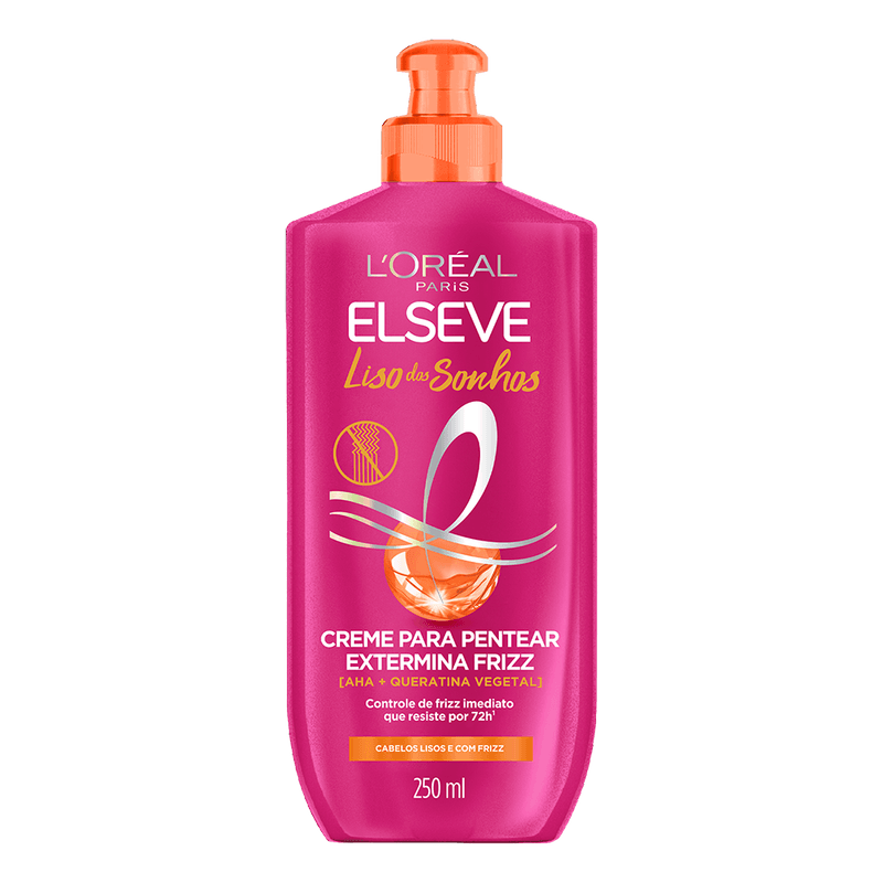 Creme-para-Pentear-Elseve-Liso-dos-Sonhos-Extermina-Frizz-250ml