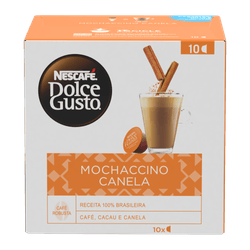 Café em Cápsulas Nescafé Dolce Gusto Mochaccino Canela 172g com 10un