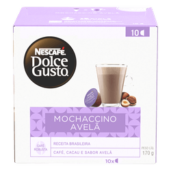 Café em Cápsulas Nescafé Dolce Gusto Mocha e Avelã 170g com 10un