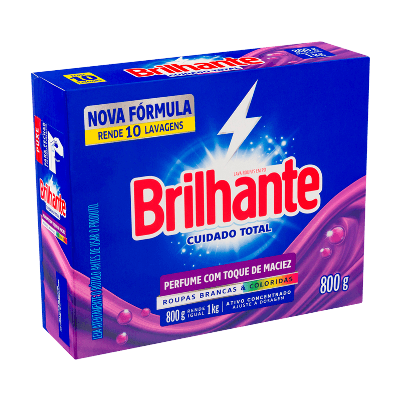 Lavaroupas-em-P-Brilhante-Cuidado-Total-Perfume-com-Toque-de-Maciez-800g