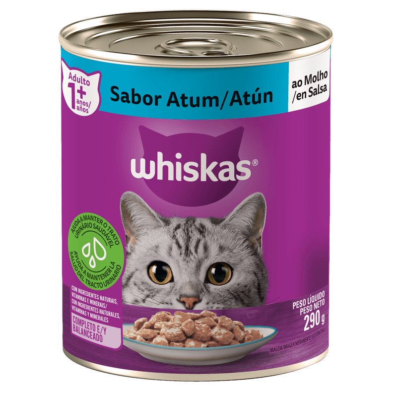 Alimento-para-Gatos-Whiskas-Atum-Lata-290g