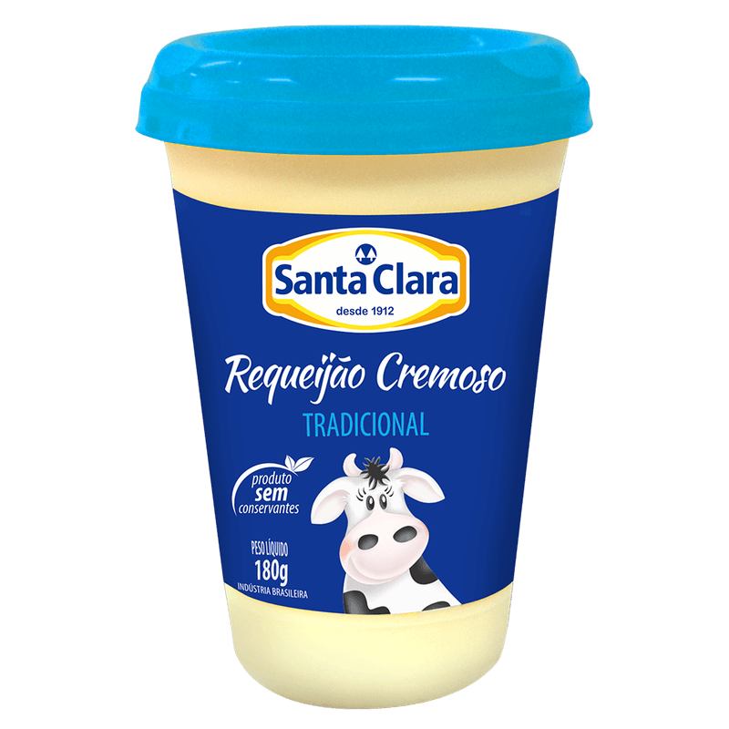 Requeijo-Cremoso-Santa-Clara-Tradicional-180g