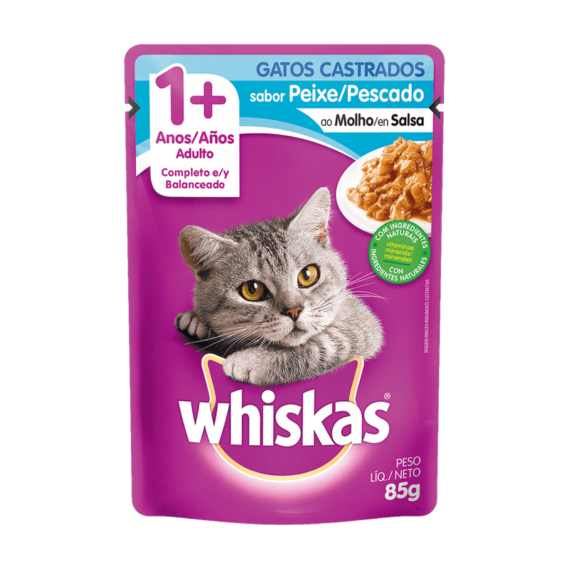 Alimento-para-Gatos-Whiskas-Gato-Peixe-85g