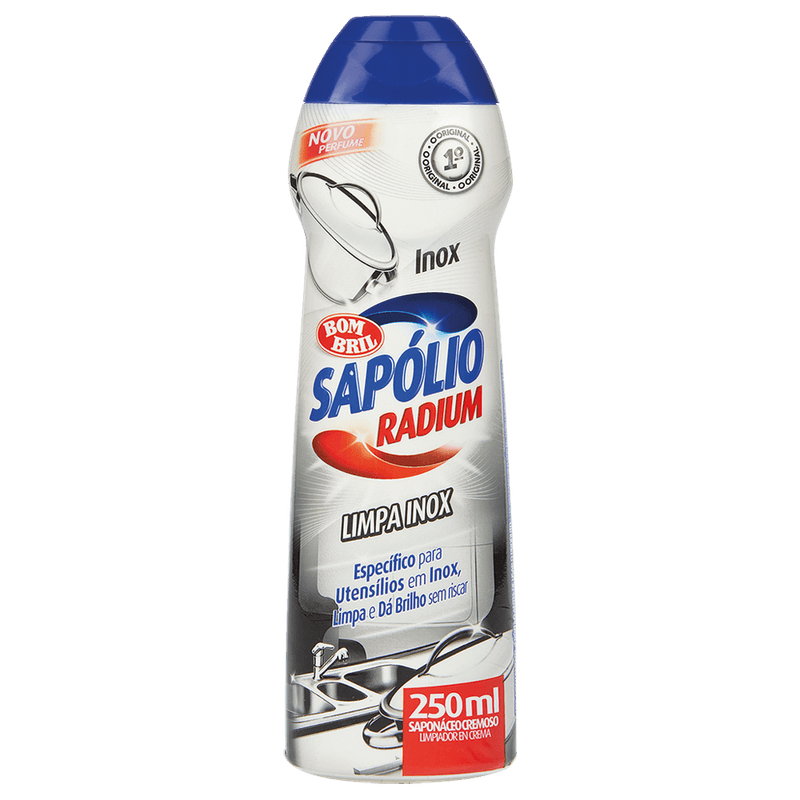 Saponceo-Cremoso-Saplio-Radium-Inox-250ml