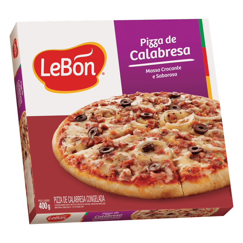 Pizza-LeBon-Calabresa-400g