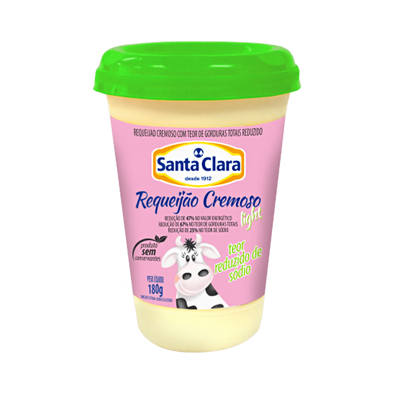 Requeijo-Cremoso-Santa-Clara-Light-menos-Sdio-180g