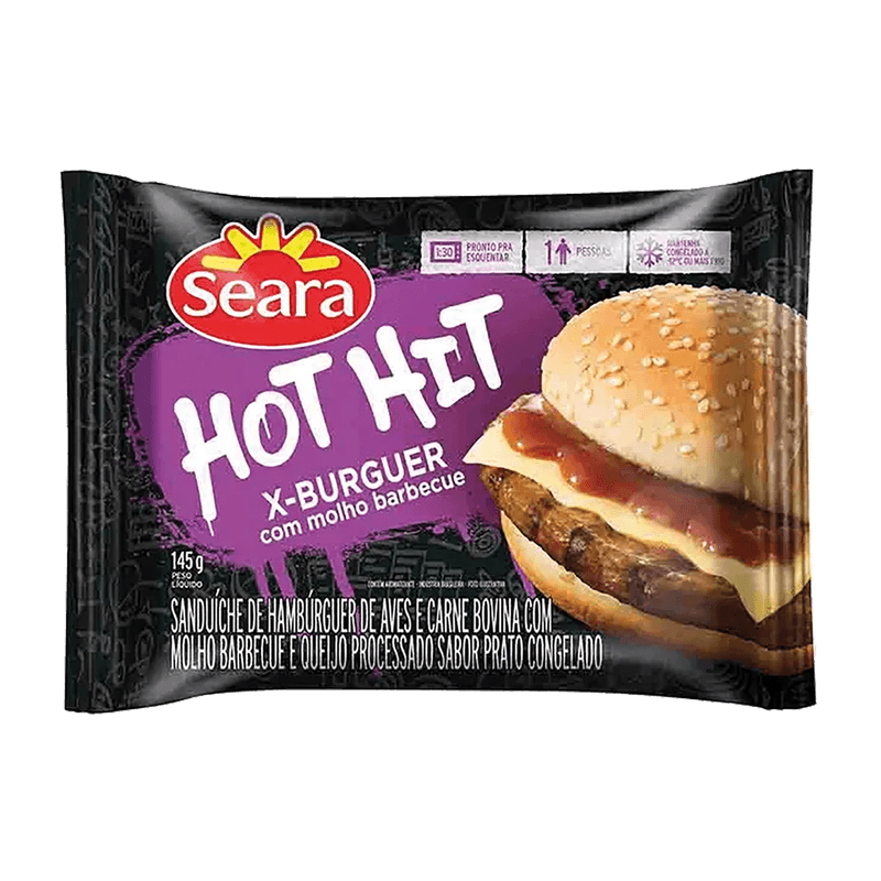 Sanduche Seara Hot Hit Barbecue 145g