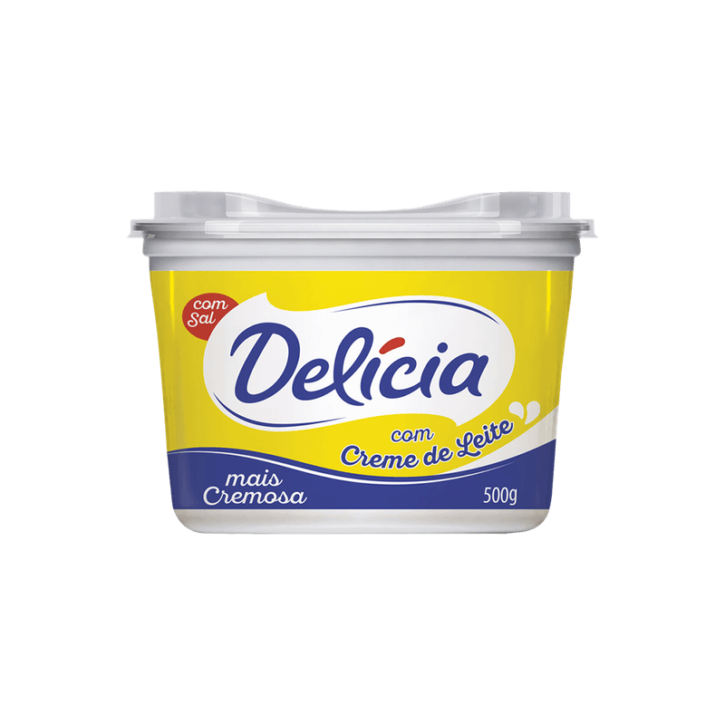 Margarina Delcia Cremosa com Sal Pote 500g