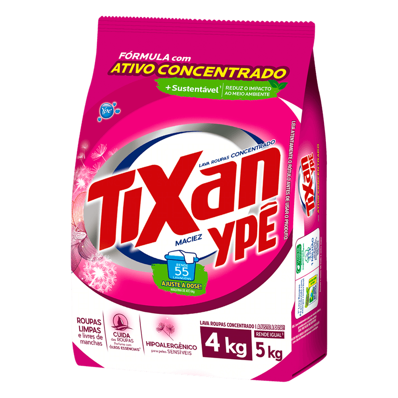Lavaroupas em P Tixan Yp Concentrado Maciez 4kg