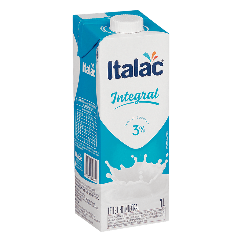 Leite Italac Longa Vida Integral 1L