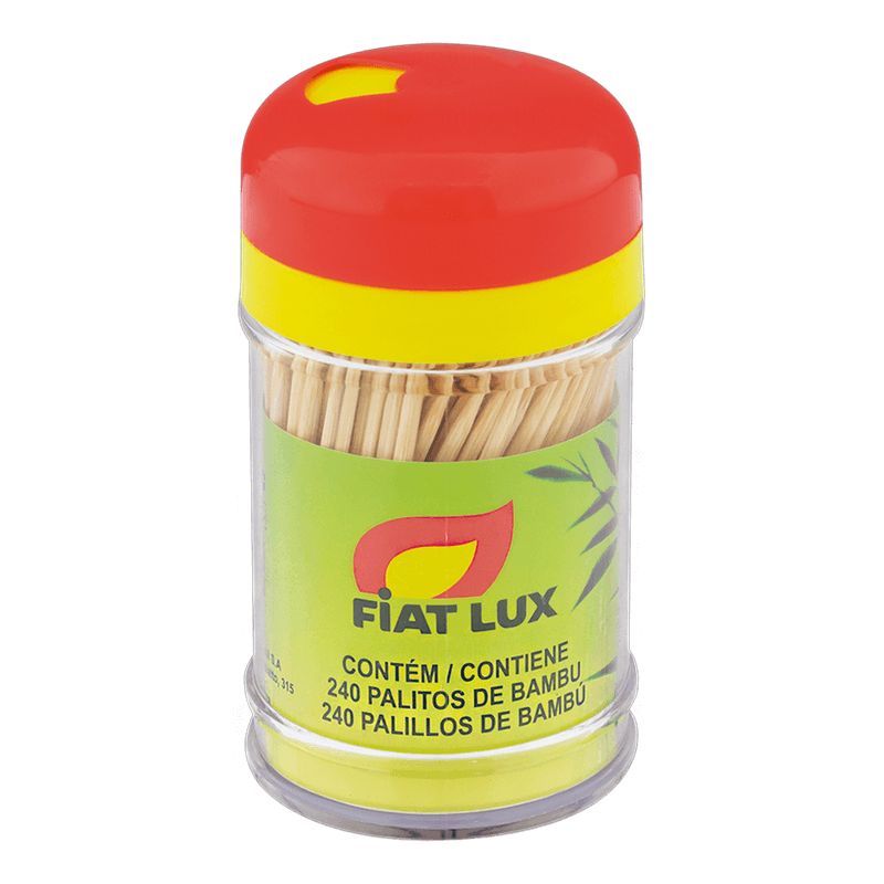 Palito de Dente Fiat Lux Bambu com 240un