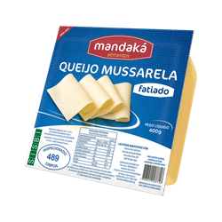 Queijo Mussarela Mandaká Fatiado 400g