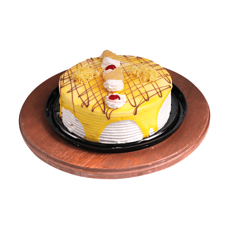 Torta de Nata com Abacaxi Congelada Mdia