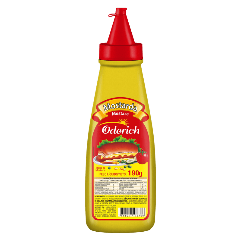 Mostarda Oderich Bisnaga 190g