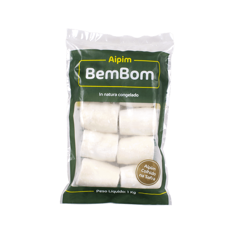 Aipim BemBom Congelado Pacote 1kg