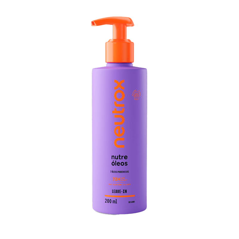 Creme Leavein Neutrox Nutre leos Proteo Trmica Pump 200ml