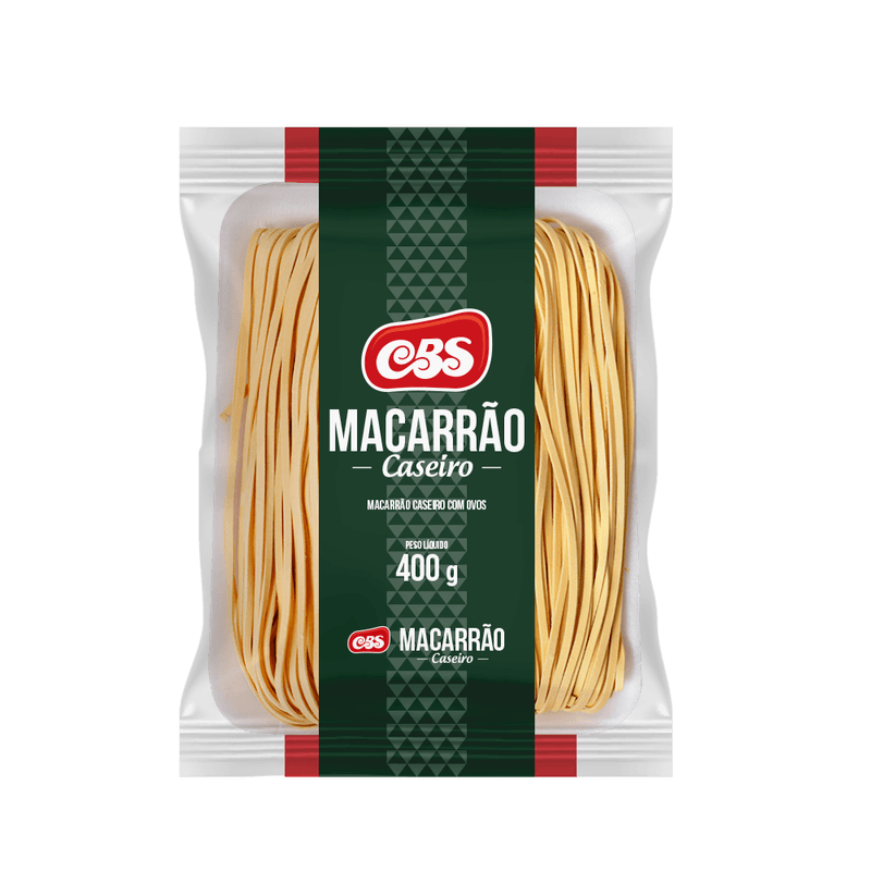 Macarro Caseiro CBS com Ovos Bandeja 400g