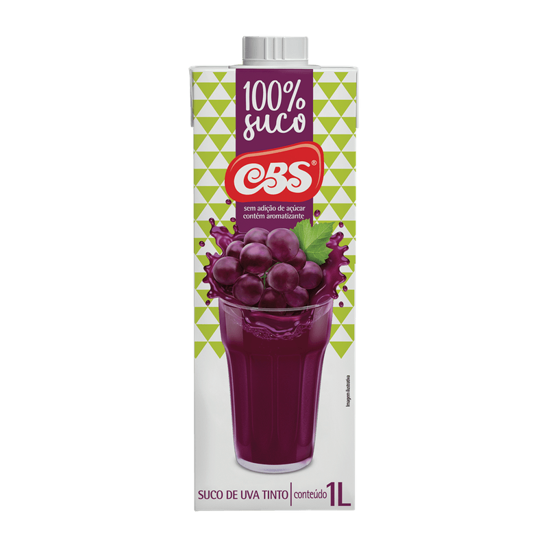 Suco CBS 100 Uva Tinto Pronto Para Beber TP 1L