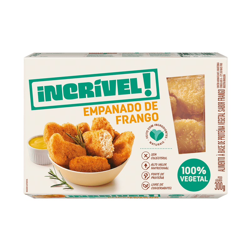Empanado Seara Incrvel Frango 100 Vegetal 300g