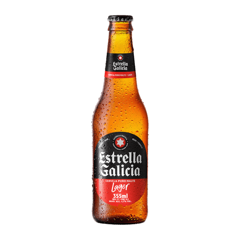 Cerveja Estrella Galicia Premium Puro Malte Long Neck 355ml