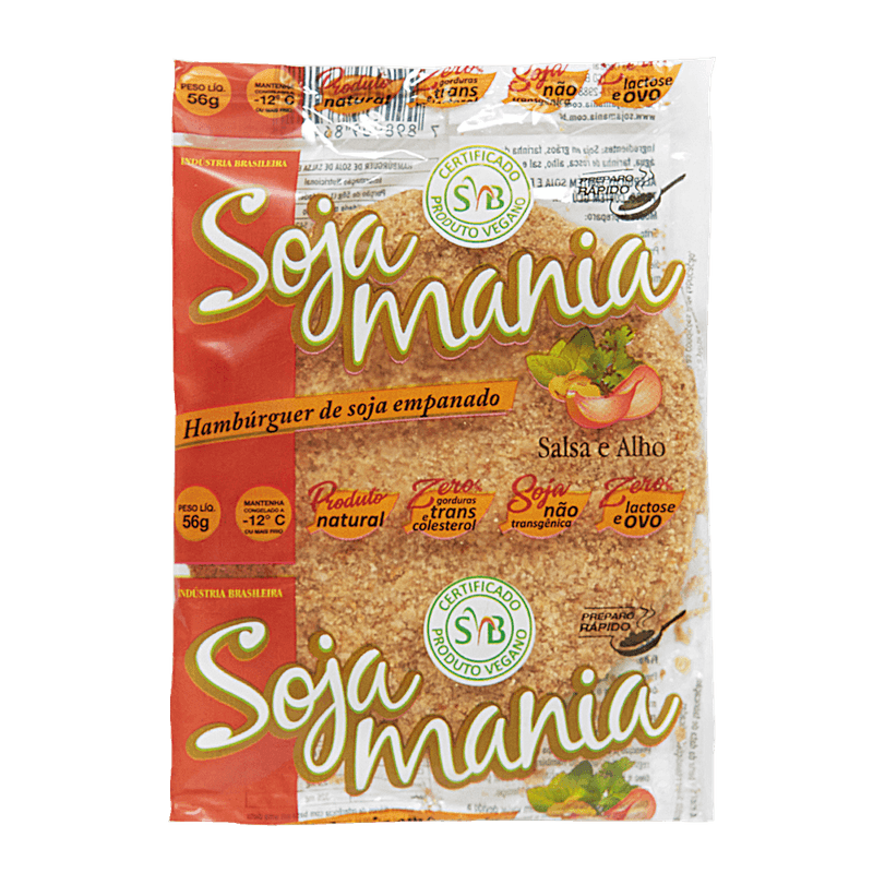 Hambrguer de Soja Soja Mania Salsa e Alho 56g