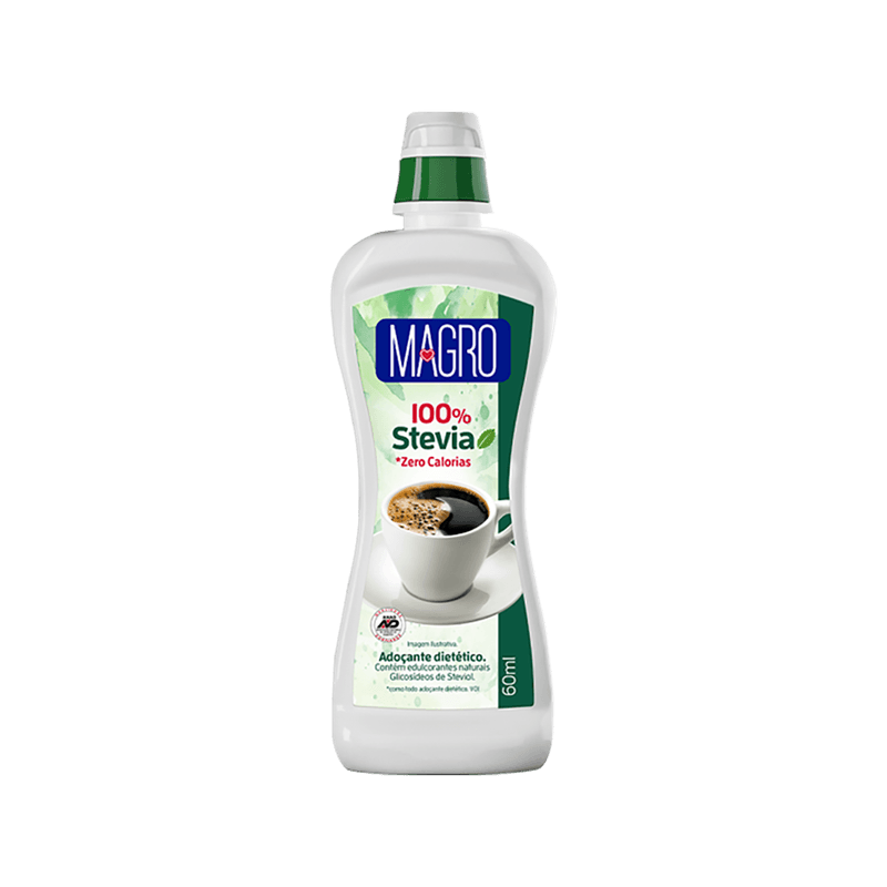 Adoante Lquido Magro 100 Stvia Zero Caloria 60ml