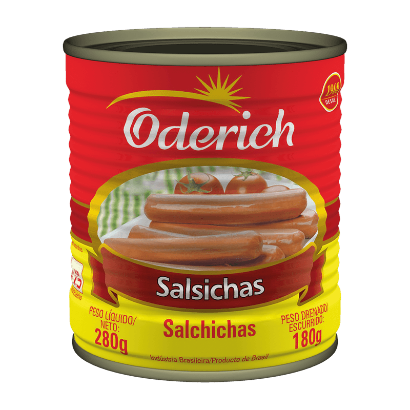 Salsicha Oderich Viena Lata 180g