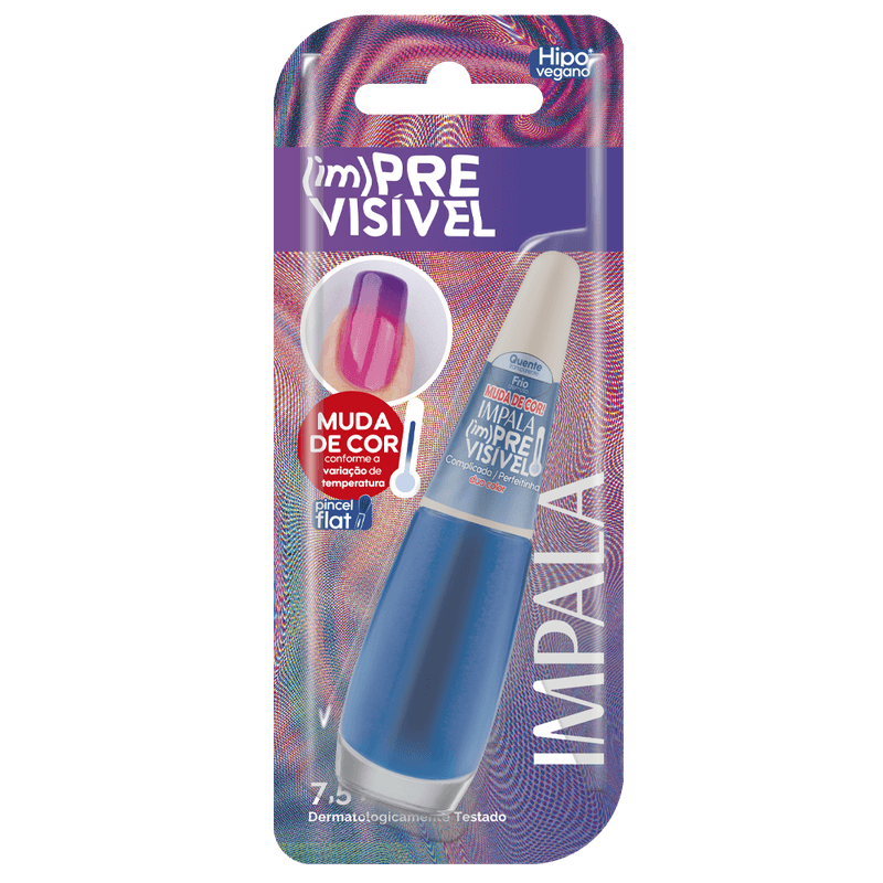 Esmalte Impala ImPrevisvel ComplicadaPerfeitinha Muda de Cor 75ml
