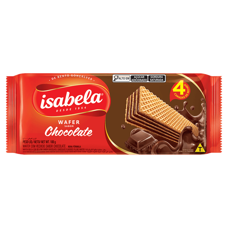 Wafer Isabela Chocolate 100g