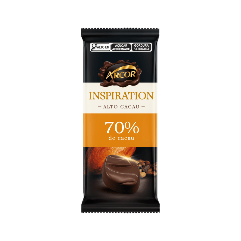 Chocolate Arcor Amargo 70 80g