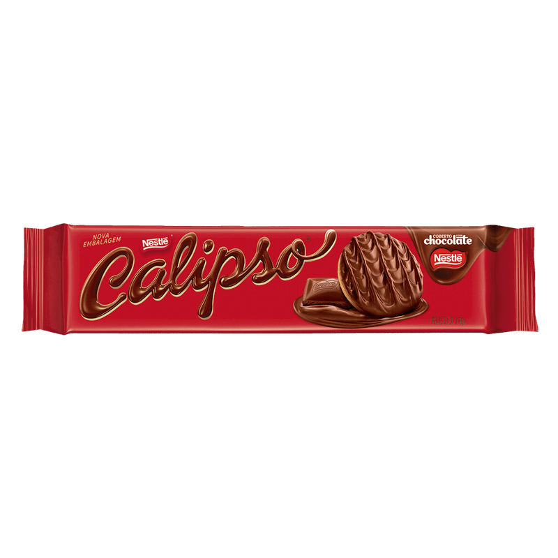 Biscoito Nestl Calipso Coberto com Chocolate 130g