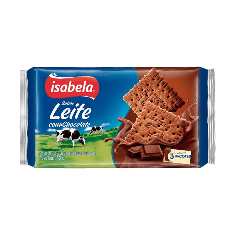 Biscoito Isabela Leite Chocolate 350g