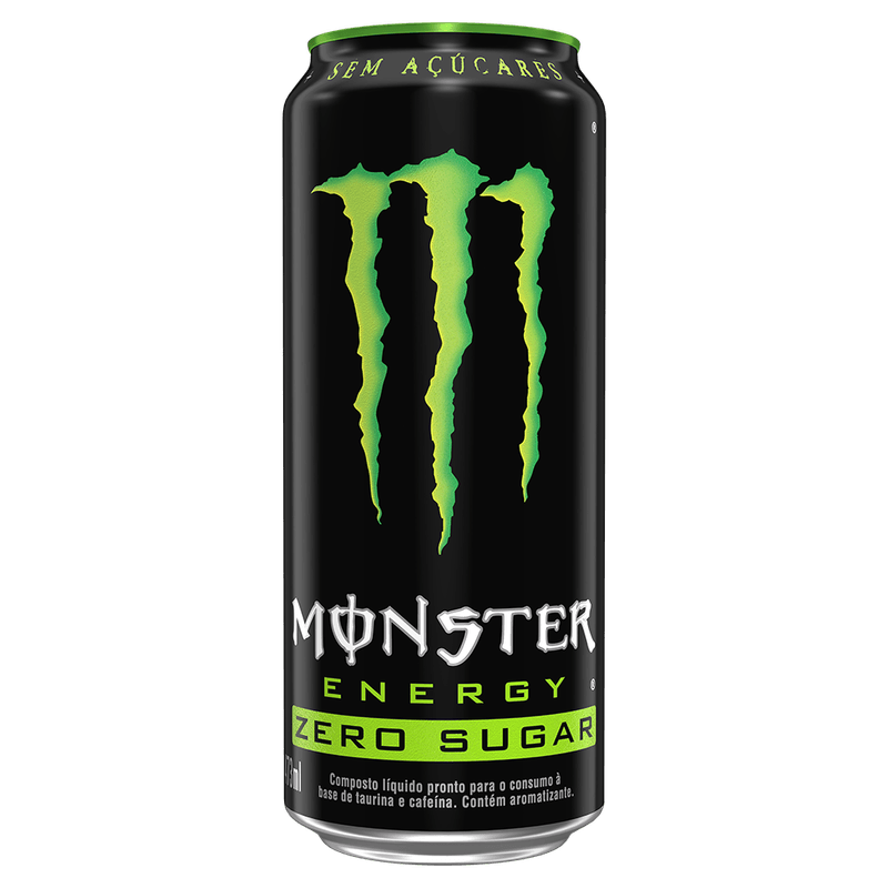 Bebida Energtica Monster Zero Sugar Lata 473ml