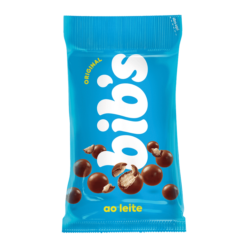 Confeito Bibs Ao Leite 40g