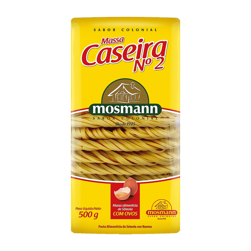 Massa Mosmann Caseira com Ovos N 2 500g