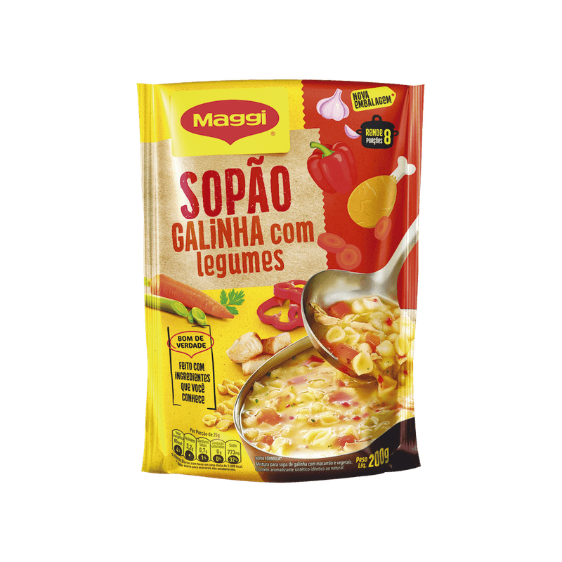 Sopo Maggi Galinha com Legumes 200g