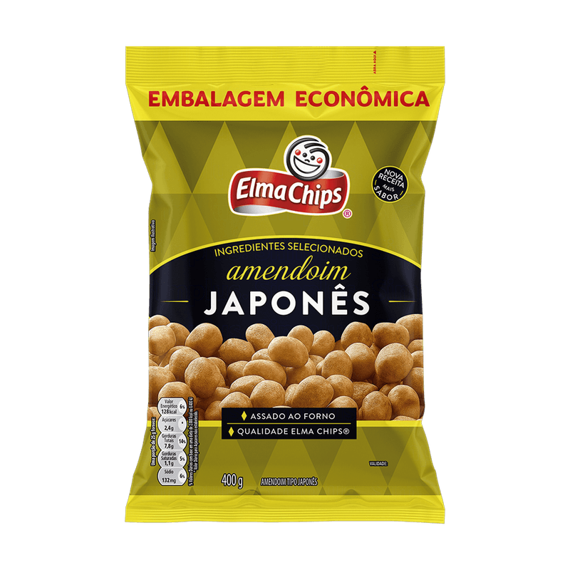 Amendoim Japons Elma Chips 400g